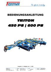 Farmet TRITON 450 PS Bedienungsanleitung