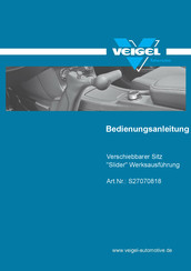 Veigel S27070818 Bedienungsanleitung