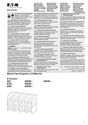 Eaton K95 Serie Montageanweisung