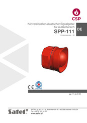 Satel CSP SPP-111 Bedienungsanleitung