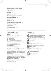 DS Produkte 42801A0 Bedienungsanleitung