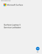 Microsoft Surface-Laptop 5 Serviceanleitung
