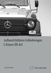 Mercedes-Benz G-Klasse BR 461 2021 Bedienungsanleitung
