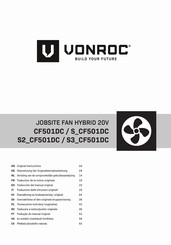 VONROC S3 CF501DC Bersetzung Der Originalbetriebsanleitung