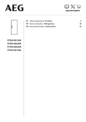 AEG RTB414D2AW Benutzerinformation