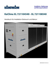 Kampmann KaClima XL 721108540 Handbuch Für Installation, Gebrauch Und Wartung