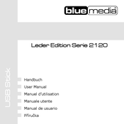 blue media Leder Edition Serie Handbuch
