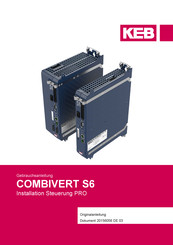 KEB COMBIVERT S6 Gebrauchsanleitung