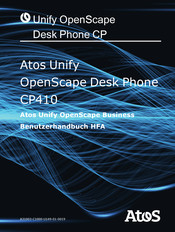 Atos Unify OpenScape CP410 Benutzerhandbuch