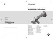 Bosch GWS 180-LI Professional Originalbetriebsanleitung
