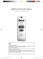 Bellman & Symfon Maxi BE2020 Gebrauchsanweisung