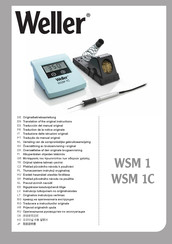 Weller WSM 1 Originalbetriebsanleitung