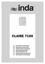 Inda CLAIRE 7100 Montageanweisungen