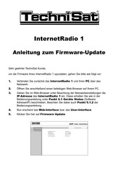 TechniSat InternetRadio 1 Anleitung