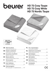 Beurer HD 75 Nordic Taupe Gebrauchsanleitung