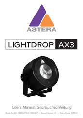 Astera AX3 LightDrop Gebrauchsanleitung