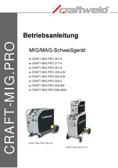 Craftweld CRAFT-MIG.PRO 402-4 W Betriebsanleitung