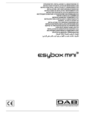 Dab esybox mini 3 Installations- Und Wartungsanleitungen
