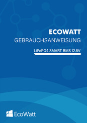 Ecowatt LifePO4 SMART BMS 12.8V Gebrauchsanweisung
