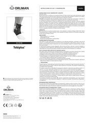 Orliman Tobiplus EST-090 Gebrauchsanleitung Und Pflege