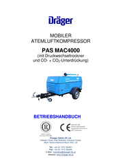 Dräger PAS MAC4000 Betriebshandbuch