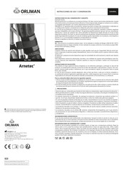 orliman Arnetec 1008 Gebrauchsanleitung Und Pflege