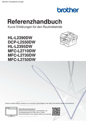 Brother HL-L2390DW Referenzhandbuch