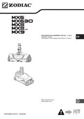 Zodiac MX 8 PRO Montage- Und Gebrauchsanleitung
