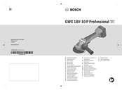 Bosch GWX 18V-10 P Professional Originalbetriebsanleitung
