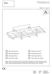 Pressalit R8435313 Montageanleitung