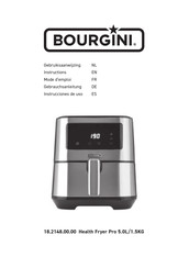 Bourgini Health Fryer Pro Gebrauchsanleitung