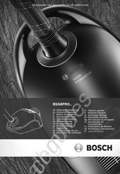Bosch BSG8PRO Serie Gebrauchsanweisung