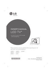 LG 55UC97 Serie Bedienungsanleitung