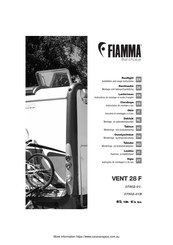 Fiamma 07902-01 Montage- Und Gebrauchsanleitung