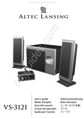 Altec Lansing VS3121 Gebrauchsanleitung