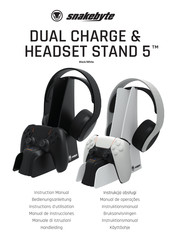 Snakebyte DUAL CHARGE & HEADSET STAND 5 Bedienungsanleitung