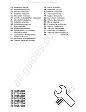 Electrolux EFB90550DX Installationsanleitung