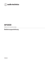 Audio-Technica BP3600 Bedienungsanleitung
