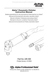 Alpha Professional Tools AIR-300 Bedienungsanleitung