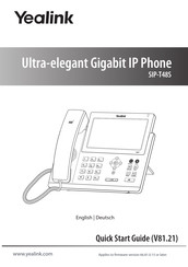 Yealink T4S-Serie Schnellstartanleitung