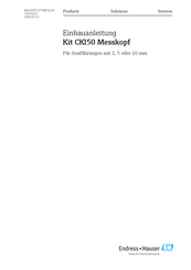 Endress+Hauser CKI50 Messkopf Einbauanleitung