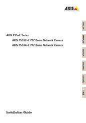 Axis P55-E Serie Installationsanleitung