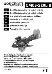 Worcraft PROFESSIONAL CMCS-S20LiB Original-Gebrauchsanweisung