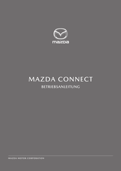 Mazda CONNECT Betriebsanleitung