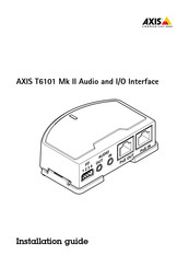 Axis T6101 Installationsanleitung