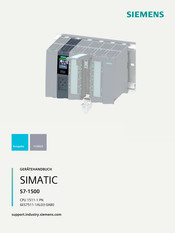 Siemens CPU 1511-1 PN Gerätehandbuch