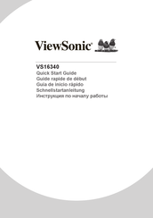 ViewSonic VS16340 Schnellstartanleitung