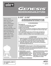 Weber Genesis E-310 Bedienungsanleitung