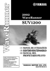 Yamaha WaveRunner SUV1200 Benutzerhandbuch