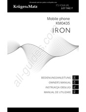 Kruger & Matz IRON KM0435 Bedienungsanleitung